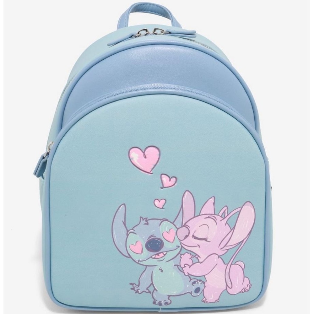 Loungefly Disney Stitch & Angel Couple Mini Backpack